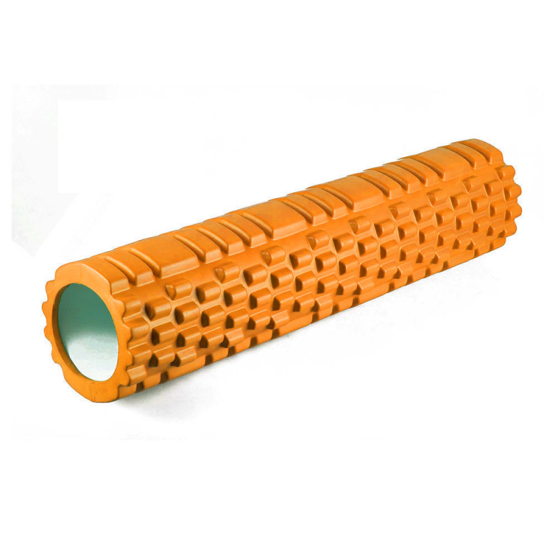 Роллер массажный EasyFit Grid Roller 60 см v.3.1 оранжевый S53-1264