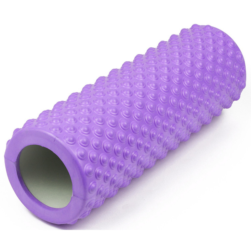 Ролик масажний EasyFit Grid Roller Light 33 см Фіолетовий S53-1407