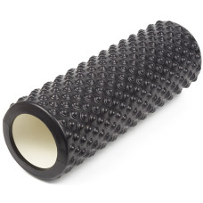 Ролик масажний EasyFit Grid Roller Light 33 см Чорний S53-1406