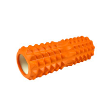 Ролик массажный EasyFit Grid Roller 33 см v.1.2 Оранжевый S53-1444 Ролик массажный EasyFit Grid Roller 33 см v.1.2 Оранжевый S53-1444