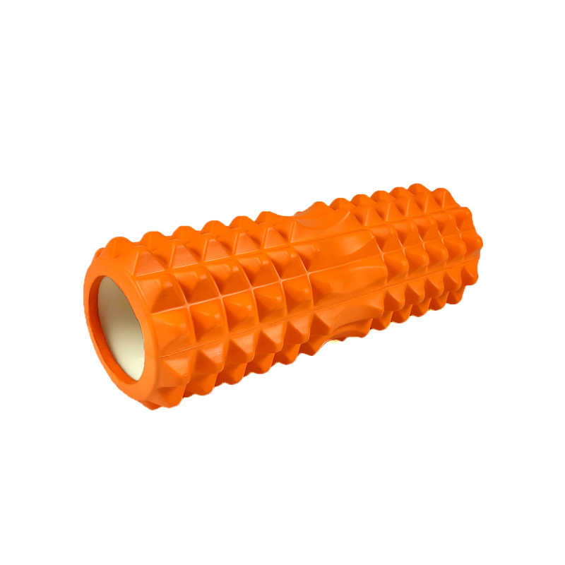 Ролик масажний EasyFit Grid Roller 33 см v.1.2 Помаранчевий S53-1444