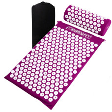 Масажний килимок Easyfit з подушкою (аплікатор Кузнєцова) Фіолетовий S53-1561 Масажний килимок Easyfit з подушкою (аплікатор Кузнєцова) Фіолетовий S53-1561