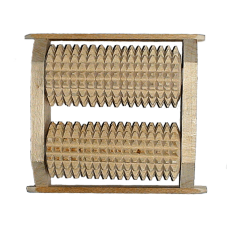 Дерев'яний роликовий масажер для стоп подвійний, Вироби Карпат