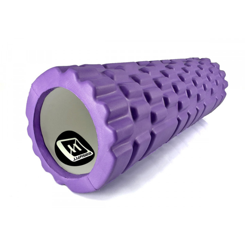 Массажный ролик Easyfit 30х10 см фиолетовый