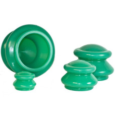 Банки для вакуумного масажу з силікону ЕКО-5 (4 шт / уп)