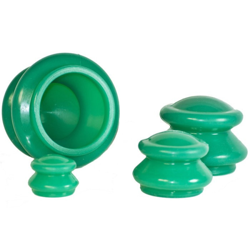 Банки для вакуумного массажа из силикона ЭКО-5 (4 шт/уп)