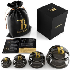 Великі вакуумні банки (4 шт.) Black Touch Великі вакуумні банки (4 шт.) Black Touch