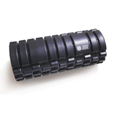 Масажний ролер (валик, ролик) чорний Торос