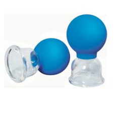 Банки сухие вакуумные универсальные полимерно-стеклянные 50 мм (8 штук) №8 Альпина Пласт