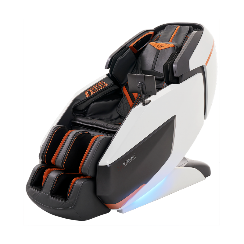 Крісло масажне Casada TITAN (біло-сірий) S29-100929