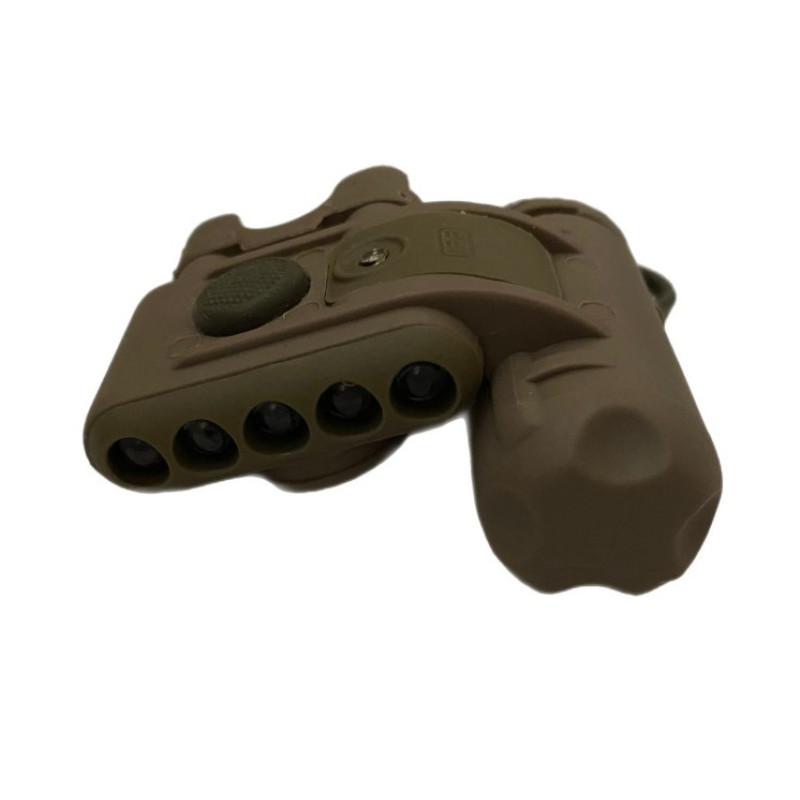 Компактний Ліхтар на шолом WADSN Gen 2 / Налобний Ліхтар із Кріпленнями у комплекті