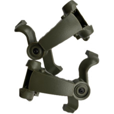 Кріплення на шолом M16 Foliage green для навушників (Чебурашки)