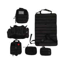 Тактический органайзер на спинку сиденья автомобиля, с 5 подсумками и molle