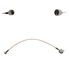 Пігтейл F-Male - N-Type-Male ВЧ кабель перехідник RG316 довжина 30 см