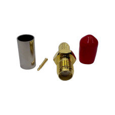 Роз'єм RP-SMA-Female на кабель RG400 під обтиск