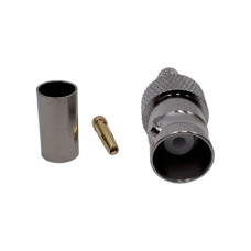 Роз'єм BNC-Female на кабель RG223 під обтиск