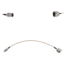 Пигтейл N-Type-Male - BNC-Female ВЧ кабель переходник RG316 длинна 30 см Пигтейл N-Type-Male - BNC-Female ВЧ кабель переходник RG316 длинна 30 см