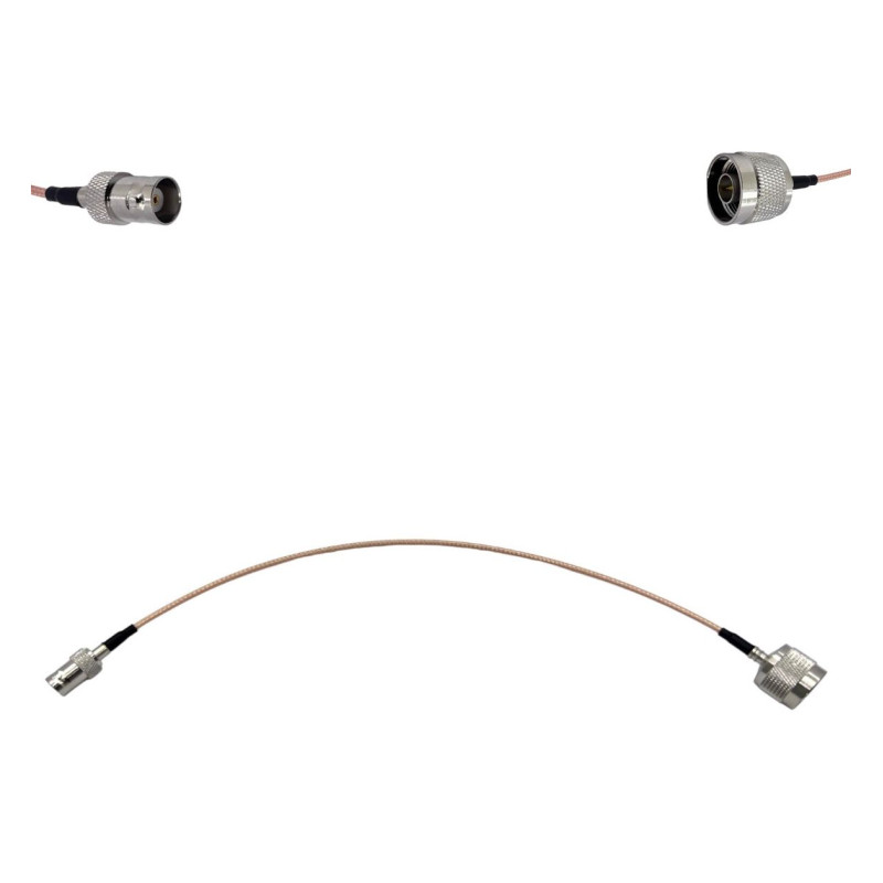 Пігтейл N-Type-Male - BNC-Female ВЧ кабель перехідник RG316 длинна 30 см