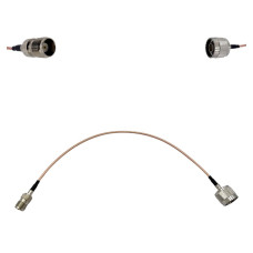 Пігтейл N-Type-Male - TNC-Female ВЧ кабель перехідник RG316 довжина 30 см Пігтейл N-Type-Male - TNC-Female ВЧ кабель перехідник RG316 довжина 30 см