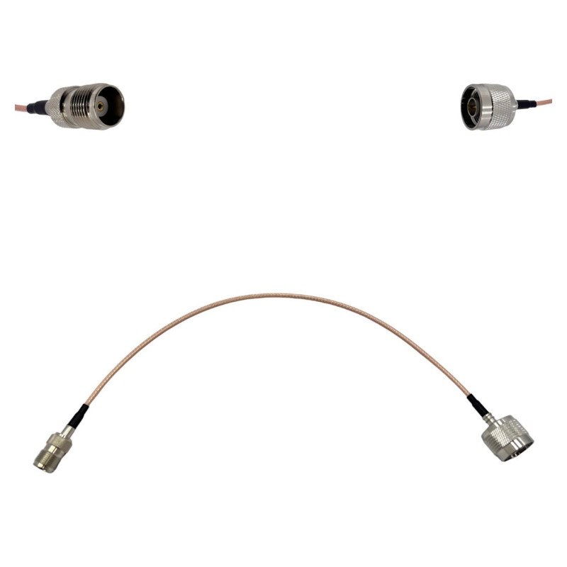 Пигтейл N-Type-Male - TNC-Female ВЧ кабель переходник RG316 длинна 30 см