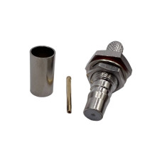 Роз'єм QMA-Female на кабель RG400 під обтиск Роз'єм QMA-Female на кабель RG400 під обтиск