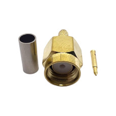 Разъем SMA-Male на кабель RG174 под обжим