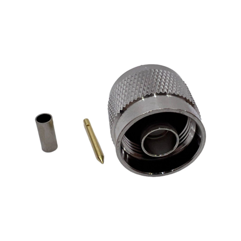 Роз'єм N-Type-Male на кабель RG316 під обтиск