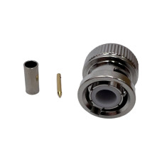 Разъем BNC-Male на кабель RG316 под обжим