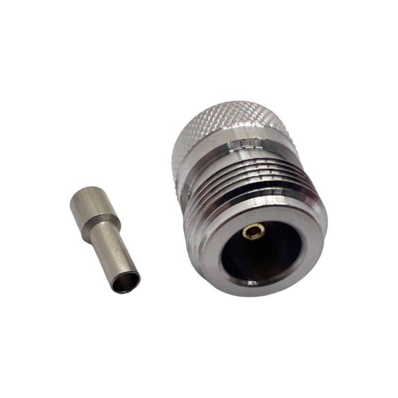 Роз'єм N-Type-Female на кабель RG174 під обтиск