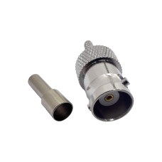 Роз'єм BNC-Female на кабель RG174 під обтиск