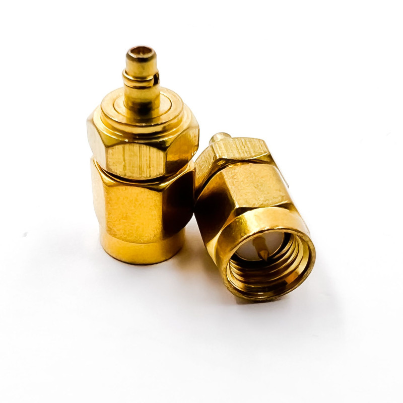 Переходник MMCX-Male - SMA-Male (коннектор папа - папа)