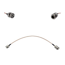 Пігтейл BNC-Male - N-Type-Female ВЧ кабель перехідник RG316 довжина 30 см Пігтейл BNC-Male - N-Type-Female ВЧ кабель перехідник RG316 довжина 30 см