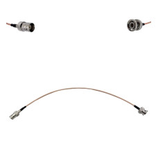 Пигтейл BNC-Male - BNC-Female ВЧ кабель переходник RG316 длинна 30 см Пигтейл BNC-Male - BNC-Female ВЧ кабель переходник RG316 длинна 30 см