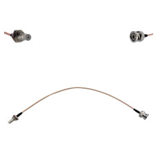 Пігтейл BNC-Male - QMA-Female ВЧ кабель перехідник RG316 довжина 30 см