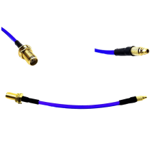 Пігтейл MMCX-Male - SMA-Female ВЧ кабель перехідник ss405 10 см