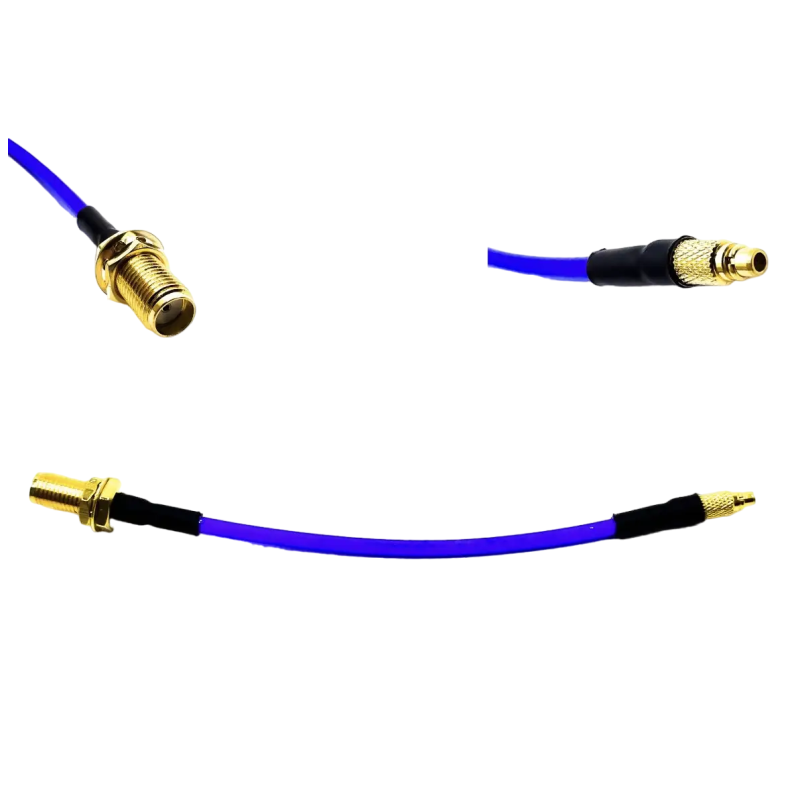 Пігтейл MMCX-Male - SMA-Female ВЧ кабель перехідник ss405 10 см