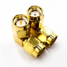 Перехідник SMA-Male - RP-SMA-Male (конектор папа - папа) кутовий