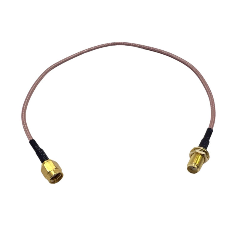 Пігтейл RP-SMA-Male - SMA-Female ВЧ кабель перехідник RG316 довжина 30 см