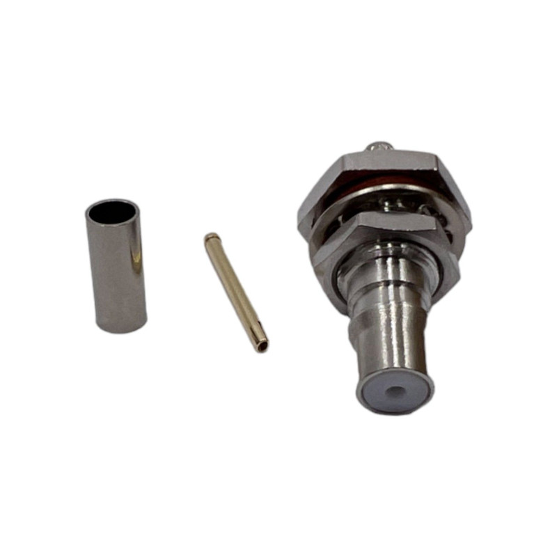 Роз'єм QMA-Female на кабель RG316 під обтиск