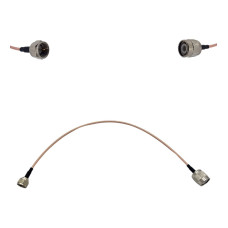 Пігтейл F-Male - TNC-Male ВЧ кабель перехідник RG316 довжина 30 см