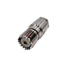 Разъем UHF-Female (SO239) на кабель RG-8/LMR400 под пайку