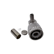 Роз'єм TNC-Male на кабель RG-58 під обтиск, кутовий