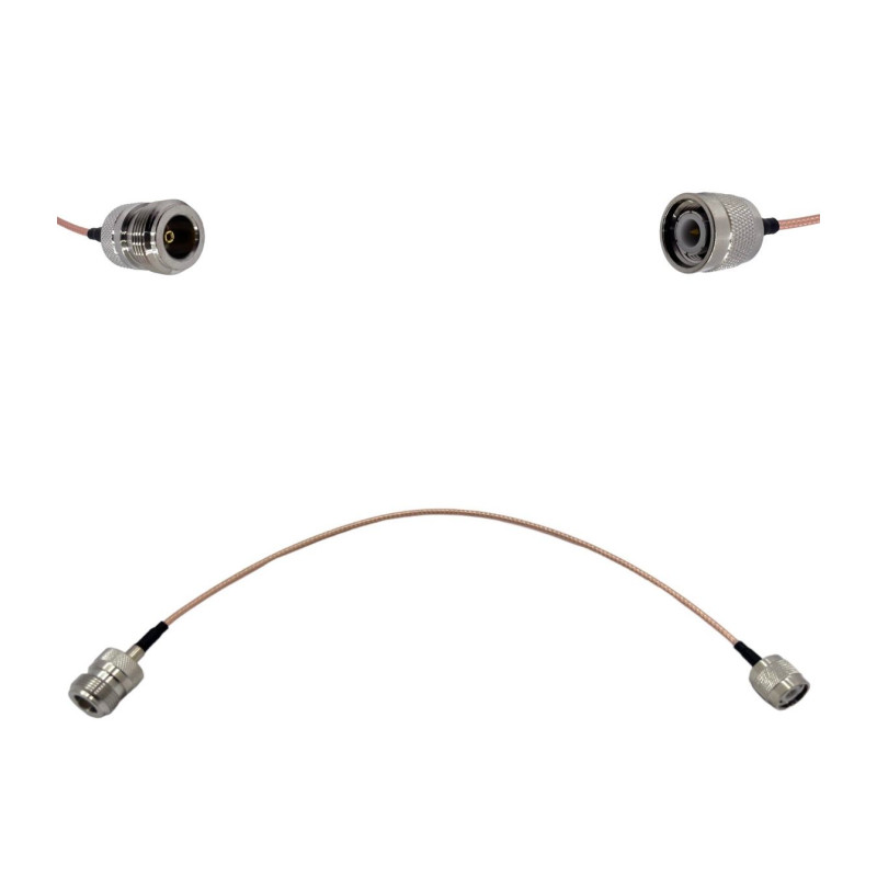 Пигтейл TNC-Male - N-Type-Female ВЧ кабель переходник RG316 длинна 30 см