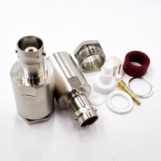 Разъем BNC-Female на кабель RG-213 под пайку