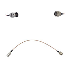 Пігтейл TNC-Male - BNC-Female ВЧ кабель перехідник RG316 довжина 30 см Пігтейл TNC-Male - BNC-Female ВЧ кабель перехідник RG316 довжина 30 см