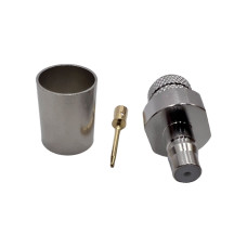 Роз'єм QMA-Female на кабель RG-213 під обтиск Роз'єм QMA-Female на кабель RG-213 під обтиск