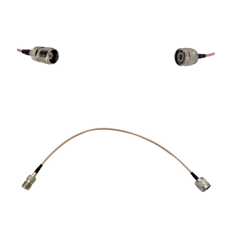 Пігтейл TNC-Male - TNC-Female ВЧ кабель перехідник RG316 довжина 30 см