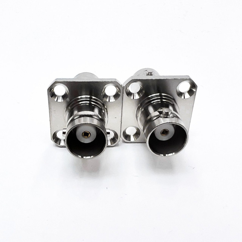 Переходник BNC-Female - BNC-Female (коннектор мама - мама) фланцевый