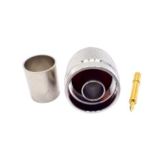 Роз'єм N-Type-Male на кабель RG-213 під обтиск Роз'єм N-Type-Male на кабель RG-213 під обтиск