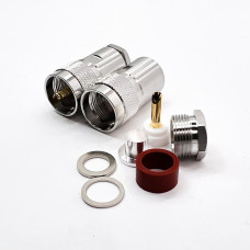 Роз'єм UHF-Male на кабель RG-213 під пайку Роз'єм UHF-Male на кабель RG-213 під пайку